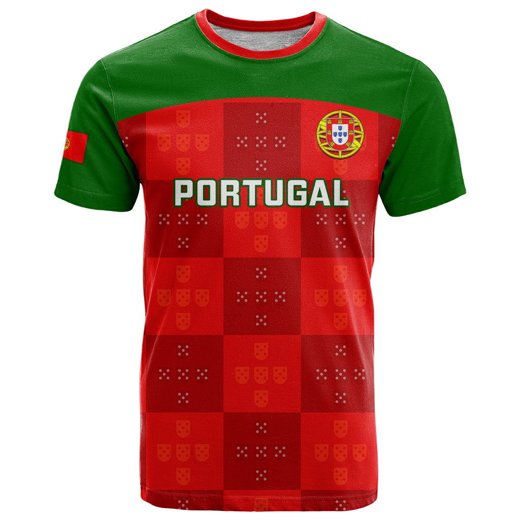 Portugal Rugby T-Shirt Go Wolves Mix Coat Of Arms Graphic Tee