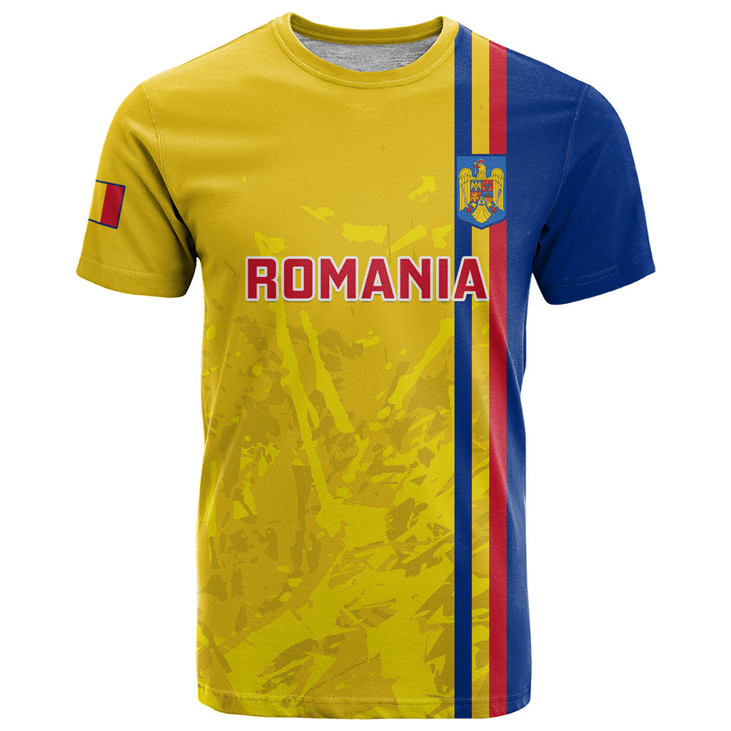 Romania Rugby T-Shirt Go The Oaks Grunge Style Graphic Tee