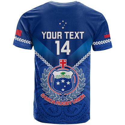 Custom Samoa Rugby T-Shirt Go Manu Samoa Graphic Tee