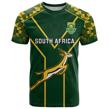 Custom South Africa Rugby T-Shirt Go Springboks World Cup Graphic Tee