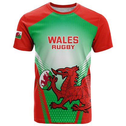 Custom Wales Rugby T-Shirt Come On Cymru Champions World Cup Graphic Tee