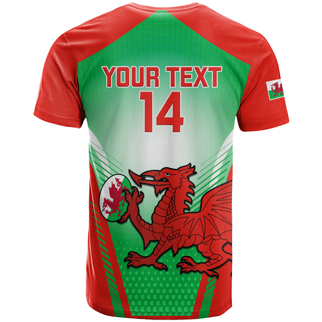 Custom Wales Rugby T-Shirt Come On Cymru Champions World Cup Graphic Tee