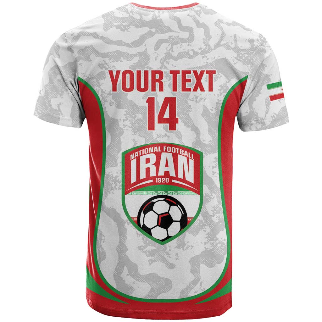 Iran Football Custom T-Shirt Come On Team Melli Cheetah Graphic Tee