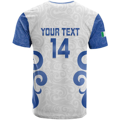 Custom Italy Rugby 2025 T-Shirt Come on Gli Azzurri! Graphic Tee