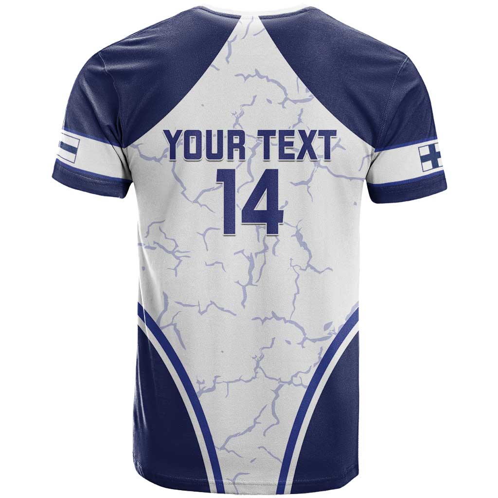 Custom Finland Ice Hockey T-Shirt 2025 Go Champions Suomi Leijonat Graphic Tee