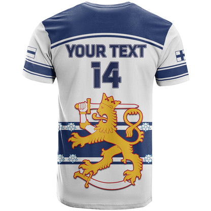 Custom Finland Hockey T-Shirt 2024 Go Suomi Graphic Tee