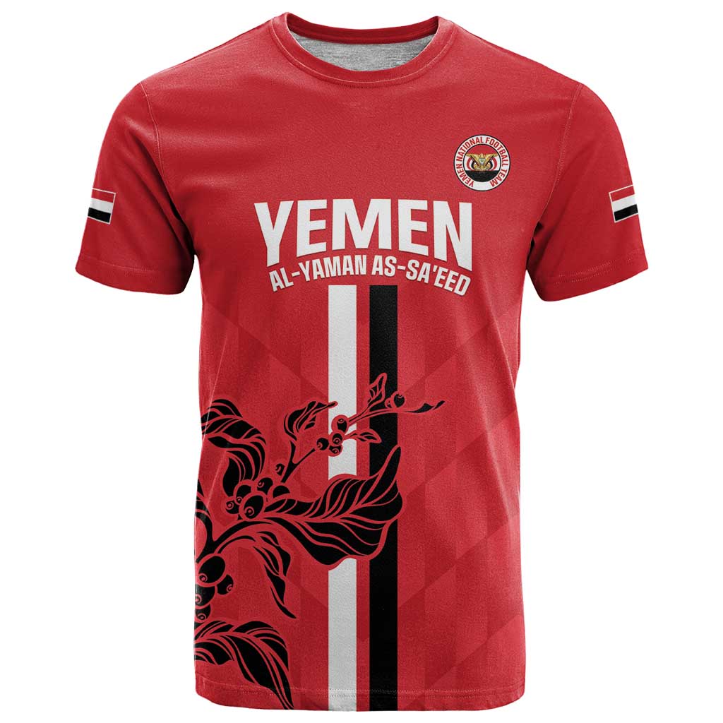 Custom Yemen Football T-Shirt Come On Al-Yaman as-Sa'eed Graphic Tee