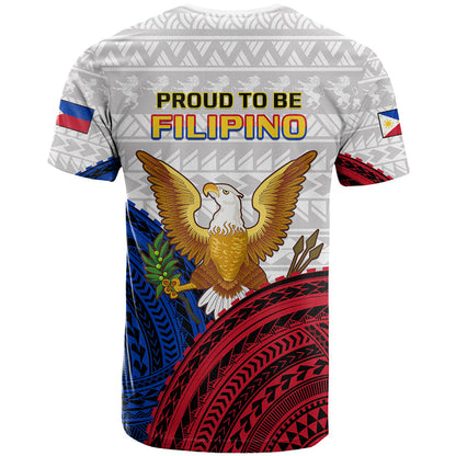 Philippines Independence Day T-Shirt Proud To Be Filipino Polynesian Pattern Graphic Tee