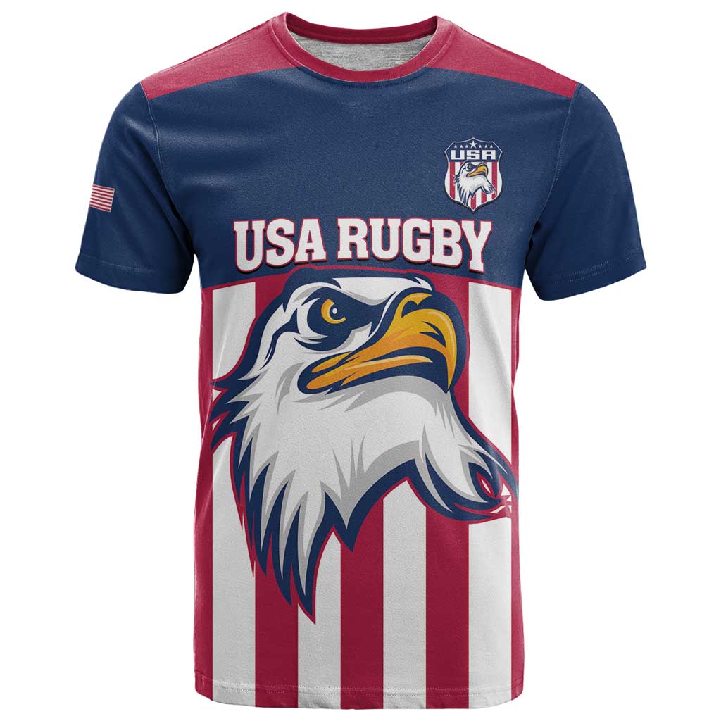 USA 2025 Rugby Custom T-Shirt Come On Eagle Graphic Tee