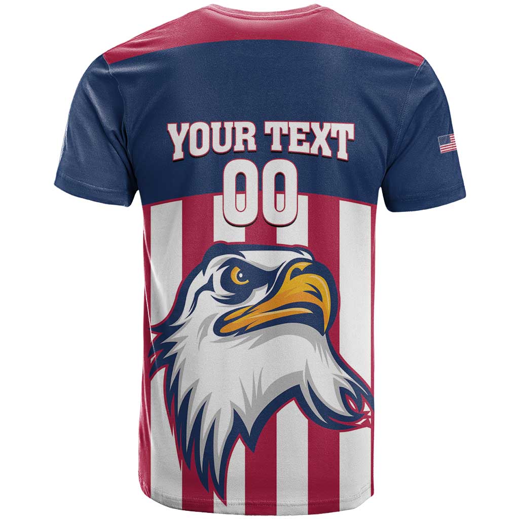 USA 2025 Rugby Custom T-Shirt Come On Eagle Graphic Tee