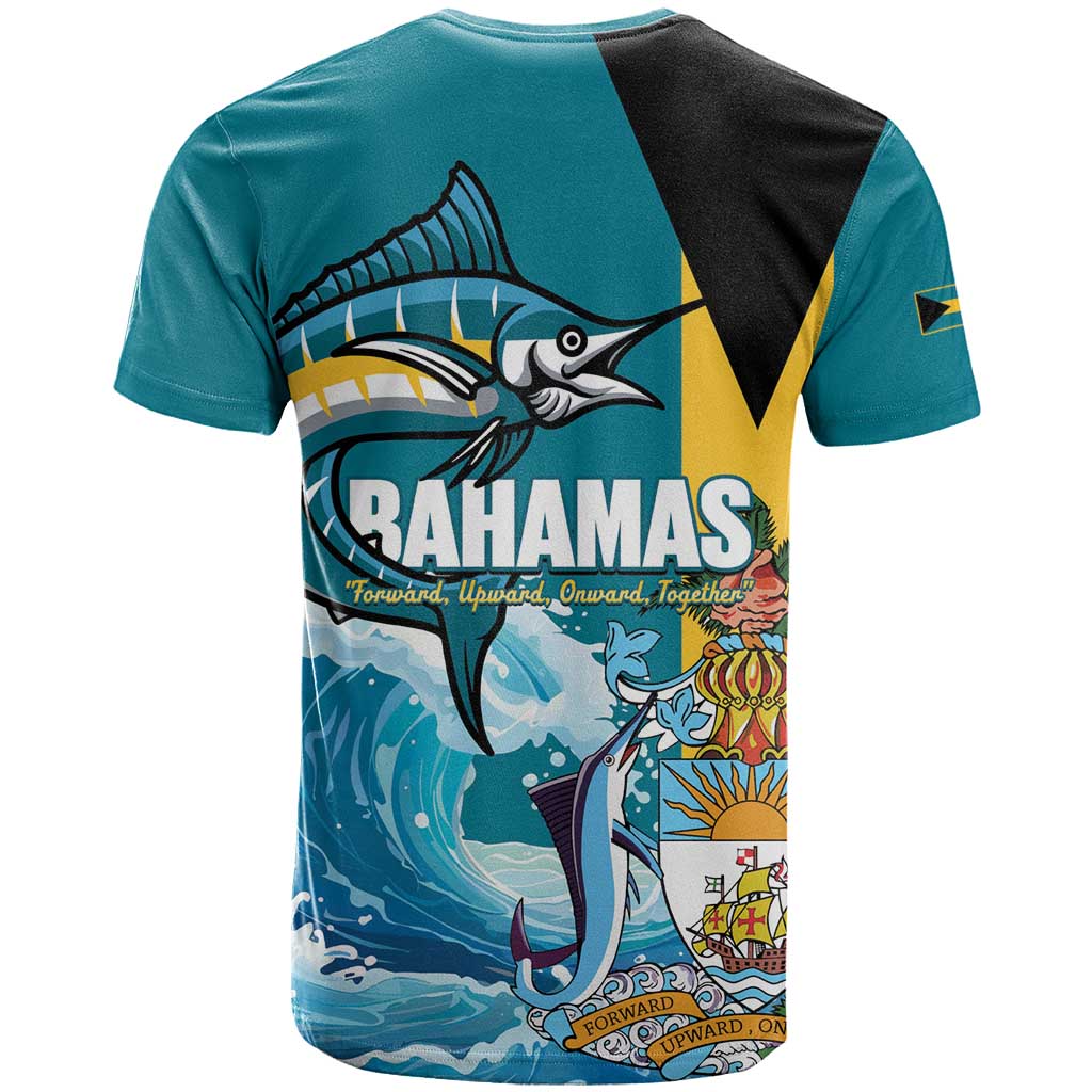 The Bahamas Independence Day T-Shirt Bahamian Blue Marlin National Color Graphic Tee