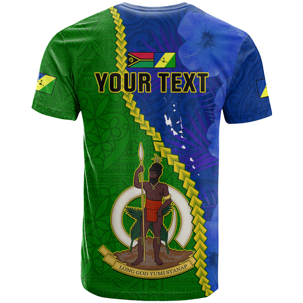 Personalised Vanuatu Malampa Province T-Shirt Turtle Sand Drawing Unique Tapa Pattern Graphic Tee