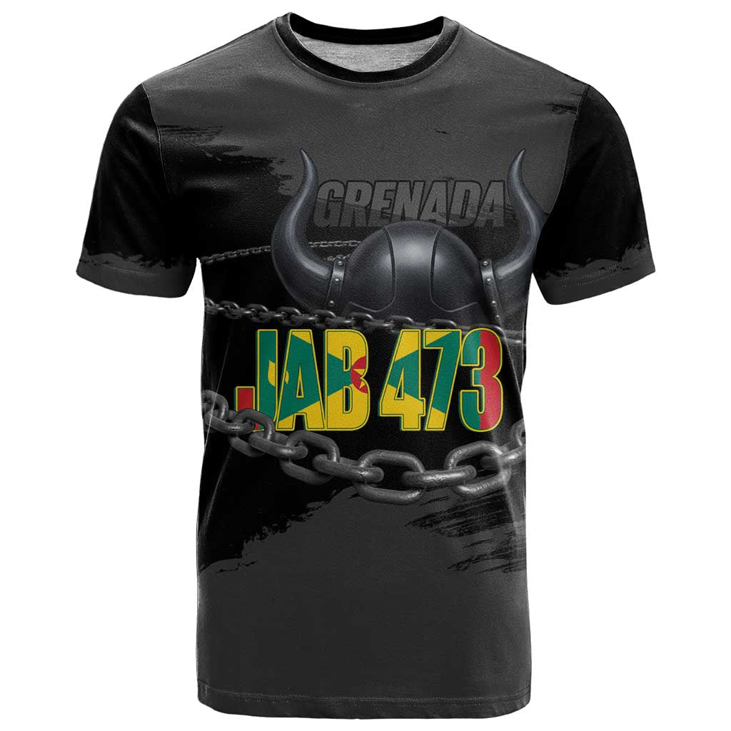 Grenada Jab Jab 473 T-Shirt Spicemas Festival Chain Grunge Style Graphic Tee