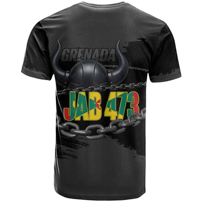 Grenada Jab Jab 473 T-Shirt Spicemas Festival Chain Grunge Style Graphic Tee
