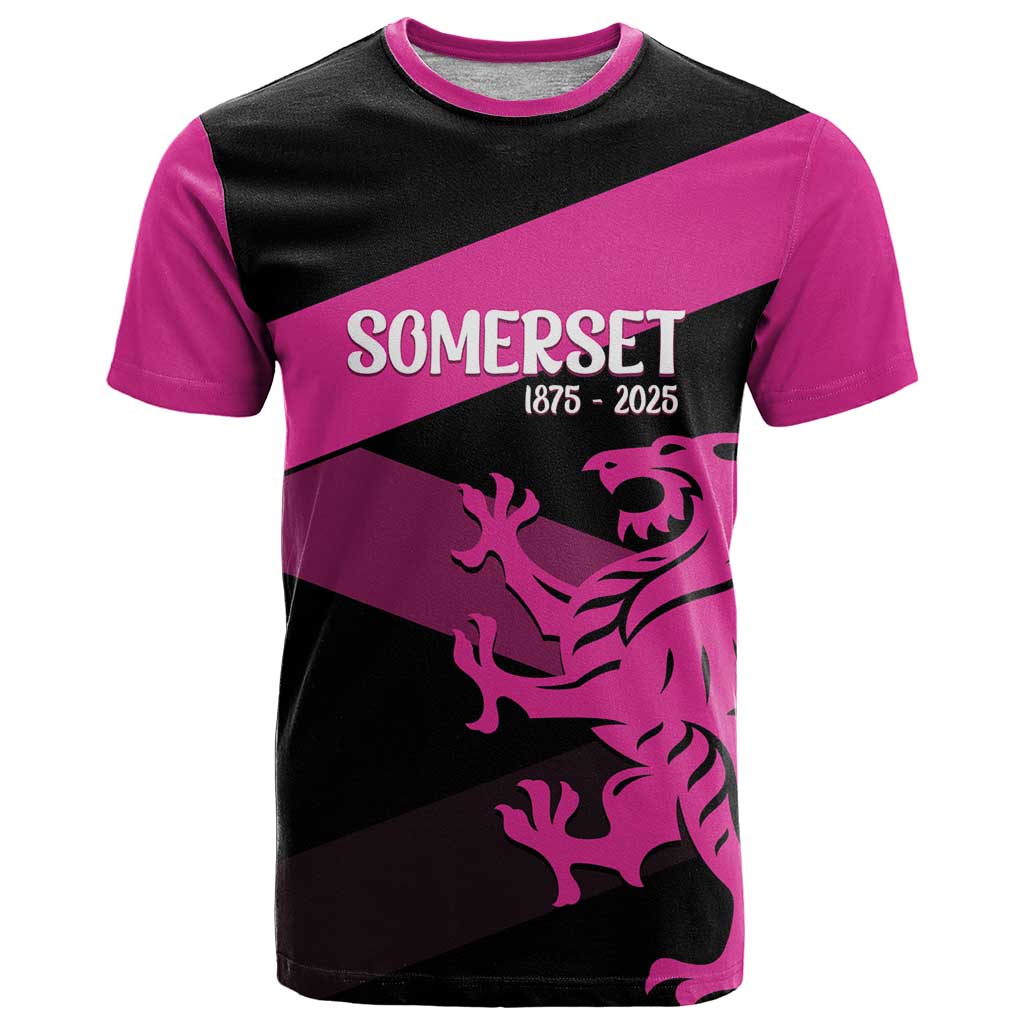 Custom Somerset Cricket T-Shirt 150 Years of Anniversary Graphic Tee