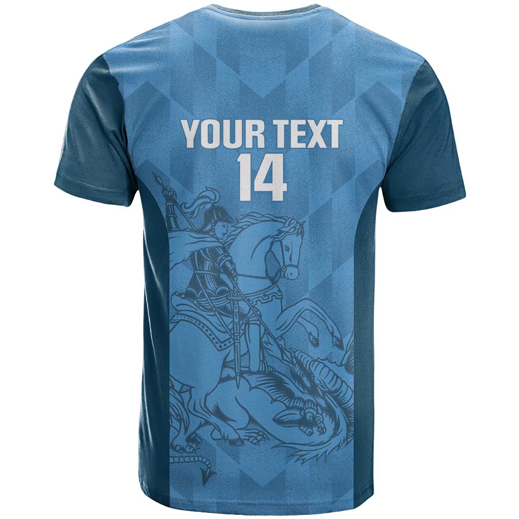 Custom St. Georges Cricket T-Shirt Go Champions Sporty Style Graphic Tee