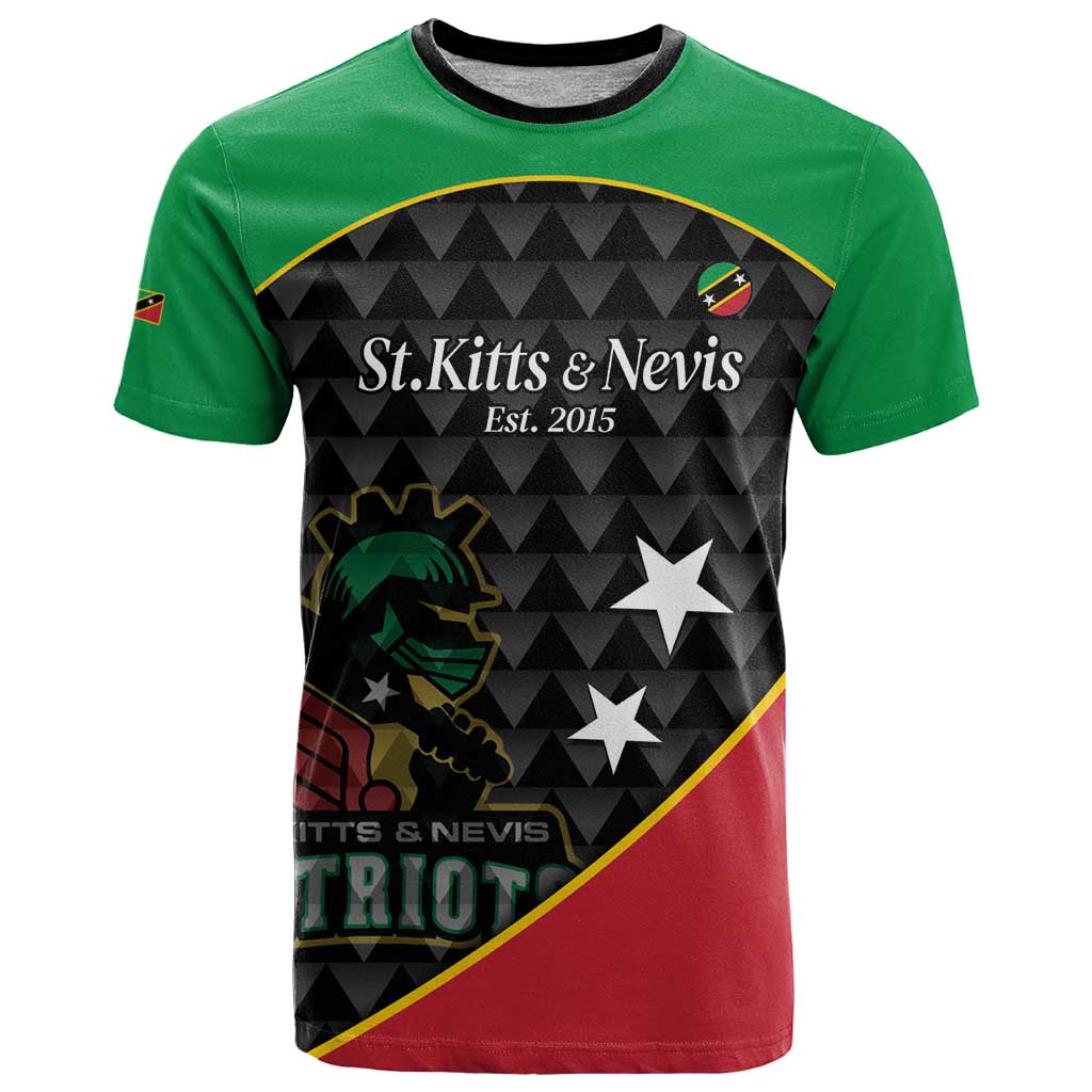 St Kitts and Nevis Cricket Custom T-Shirt 10th Anniversary Go Champions Patriots Graphic Tee