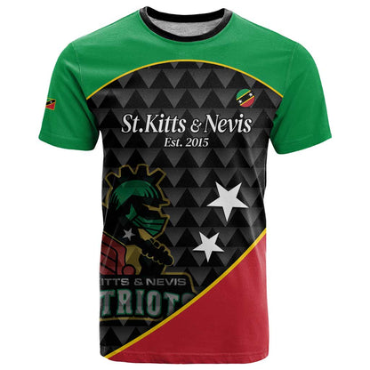 St Kitts and Nevis Cricket Custom T-Shirt 10th Anniversary Go Champions Patriots Graphic Tee