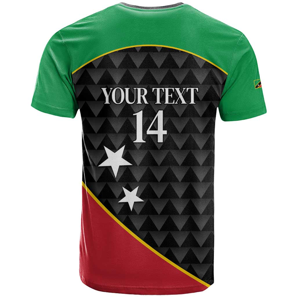 St Kitts and Nevis Cricket Custom T-Shirt 10th Anniversary Go Champions Patriots Graphic Tee
