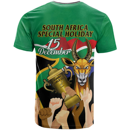 South Africa Special Holiday T-Shirt Springboks Champions Celebration Rugby Is My Soul Graphic Tee