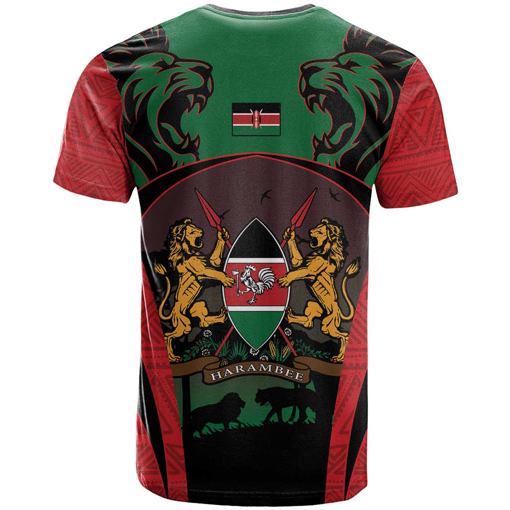 Proud Kenya 254 T-Shirt Kenyan Safari Animals Graphic Tee