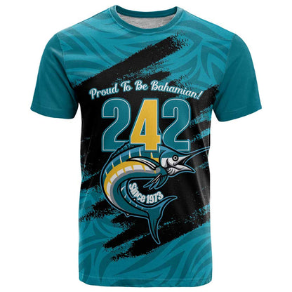 The Bahamas 242 Day T-Shirt Bahamian Independence Anniversary Graphic Tee