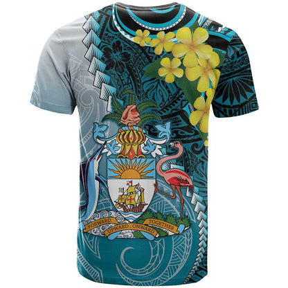 The Bahamas T-Shirt Bahamian Buttercup Polynesian Pattern Graphic Tee