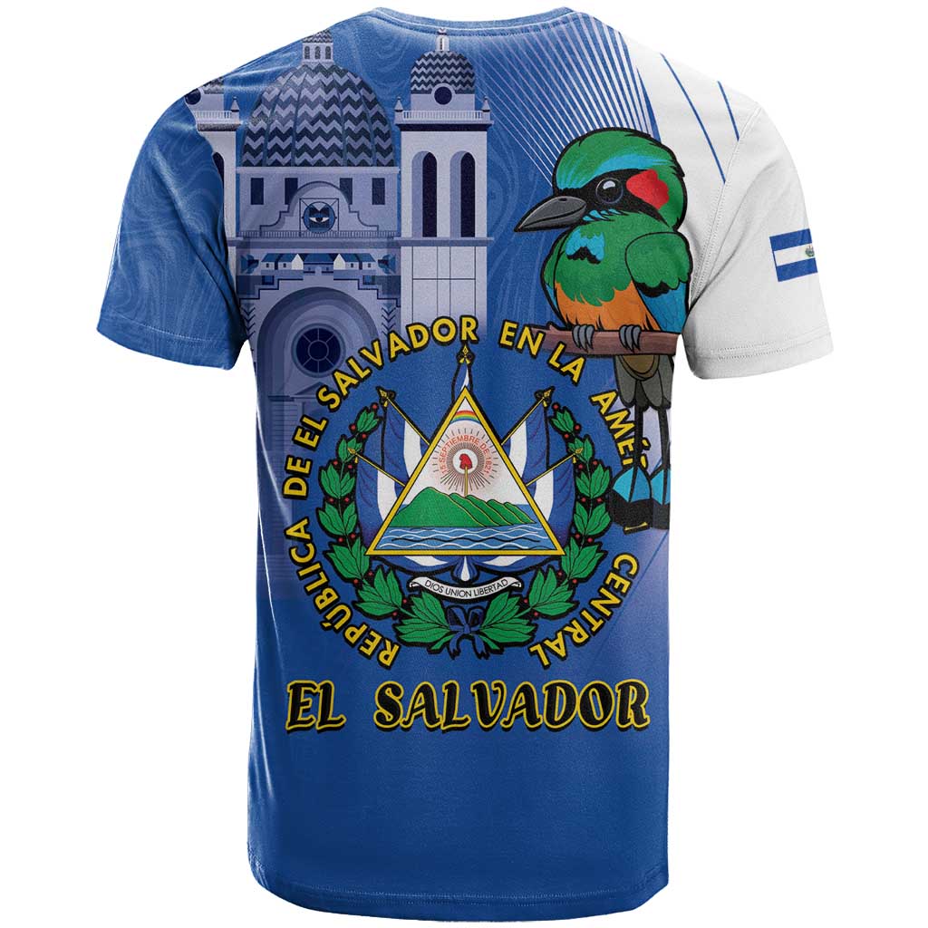 El Salvador Independence Day T-Shirt 203rd Anniversary Torogoz Bird Graphic Tee