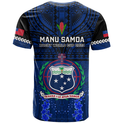 Samoa Rugby T-Shirt World Cup Go Champions Manu Samoa Graphic Tee