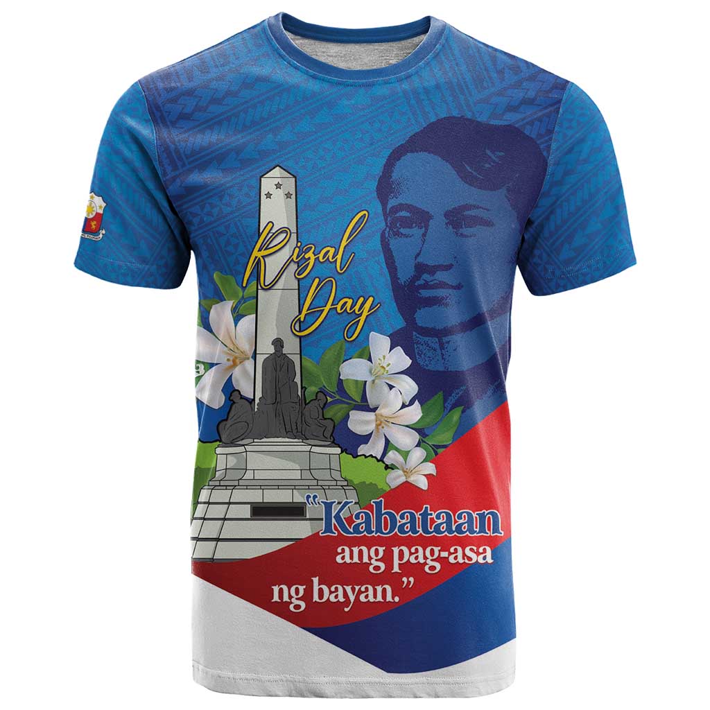 Philippines Rizal Day T-Shirt Filipino Motto Stella Polynesian Pattern Graphic Tee