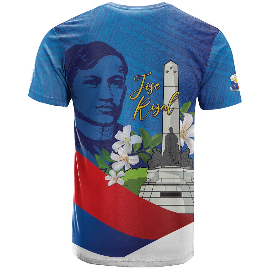Philippines Rizal Day T-Shirt Filipino Motto Stella Polynesian Pattern Graphic Tee
