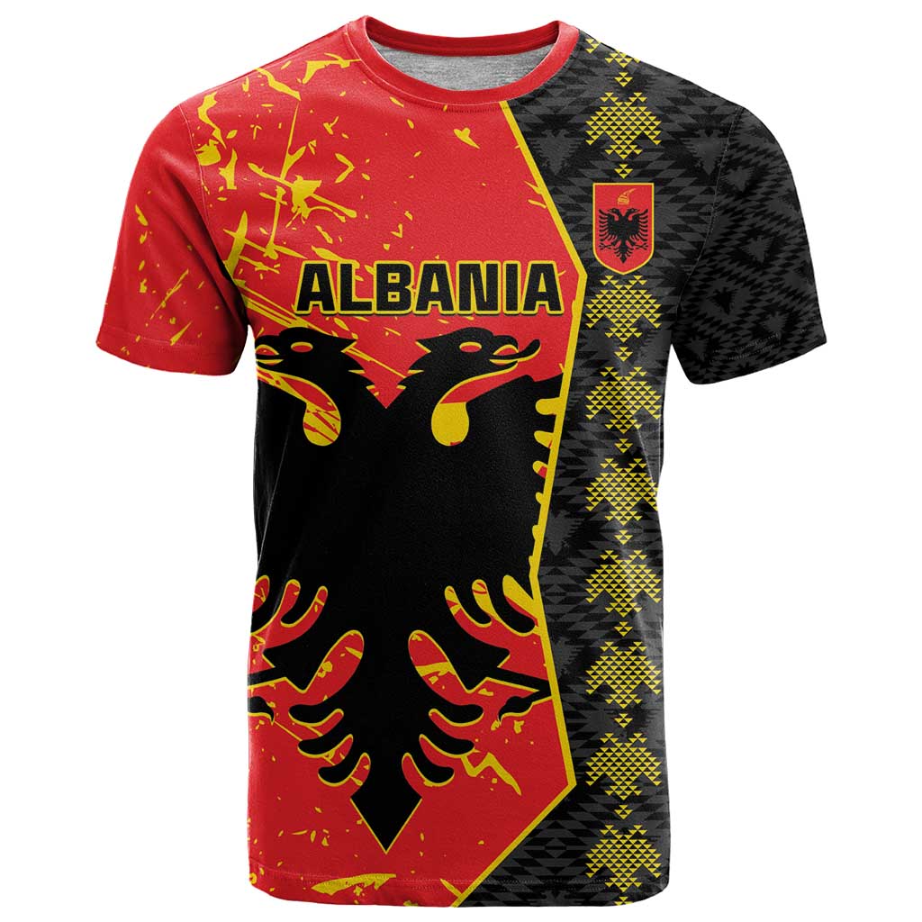 Albania Independence Day T-Shirt Albanian Proud - Flag Color Graphic Tee