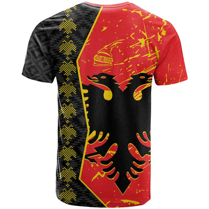 Albania Independence Day T-Shirt Albanian Proud - Flag Color Graphic Tee