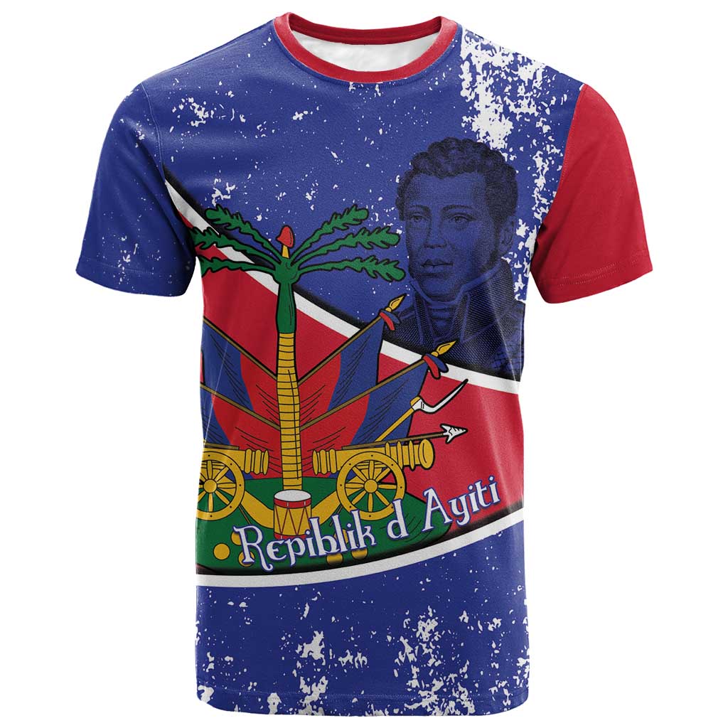 Republic of Haiti 1806-1820 T-Shirt Alexandre Petion With Coat Of Arms Graphic Tee