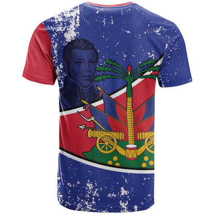 Republic of Haiti 1806-1820 T-Shirt Alexandre Petion With Coat Of Arms Graphic Tee
