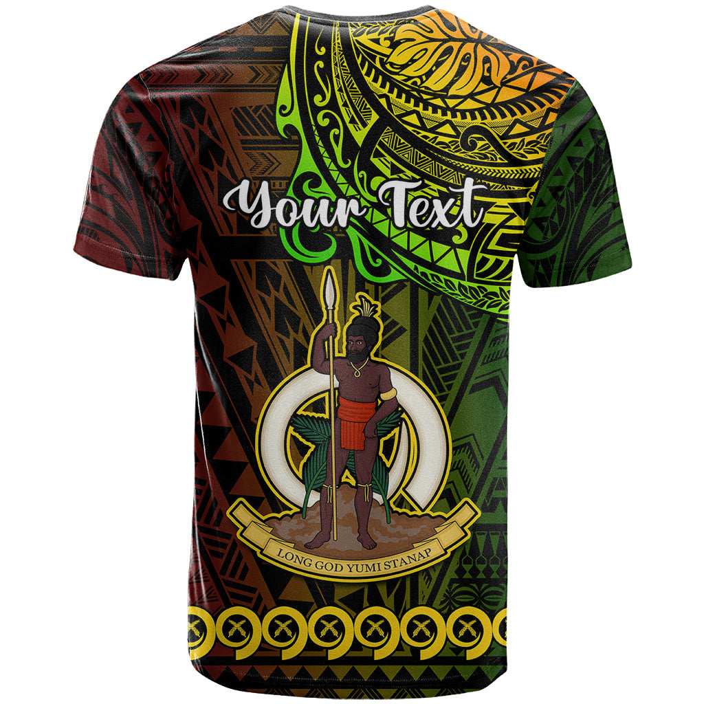 Personalised Father Day Vanuatu T-Shirt I Love You Dad Reggae Version Graphic Tee