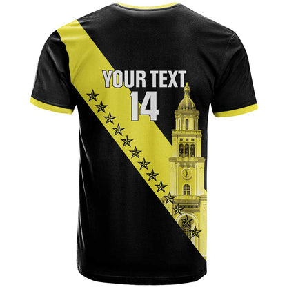 Cradle Of Dominican Republic Football Custom T-Shirt Go Moca Diagonal Style Graphic Tee
