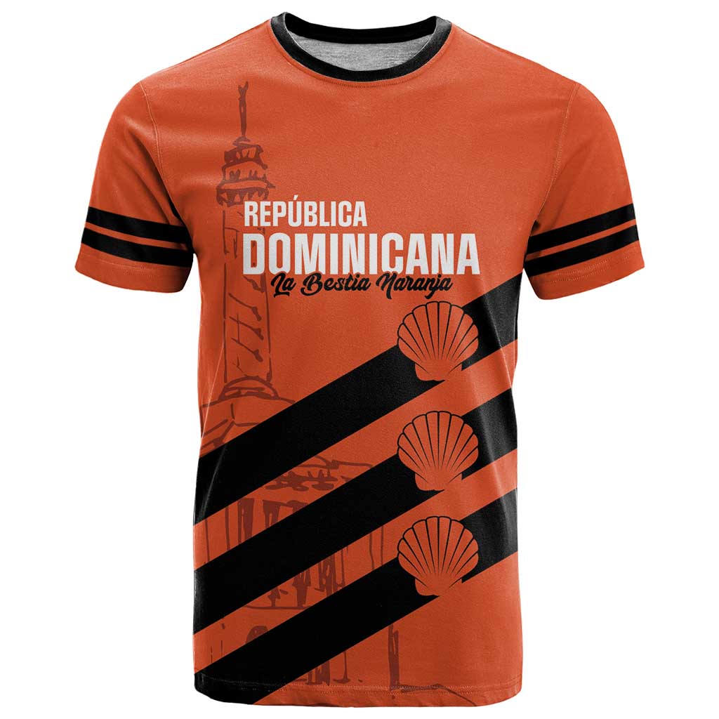 Cibao Dominican Republic Football Custom T-Shirt Vamos La Bestia Naranja Graphic Tee