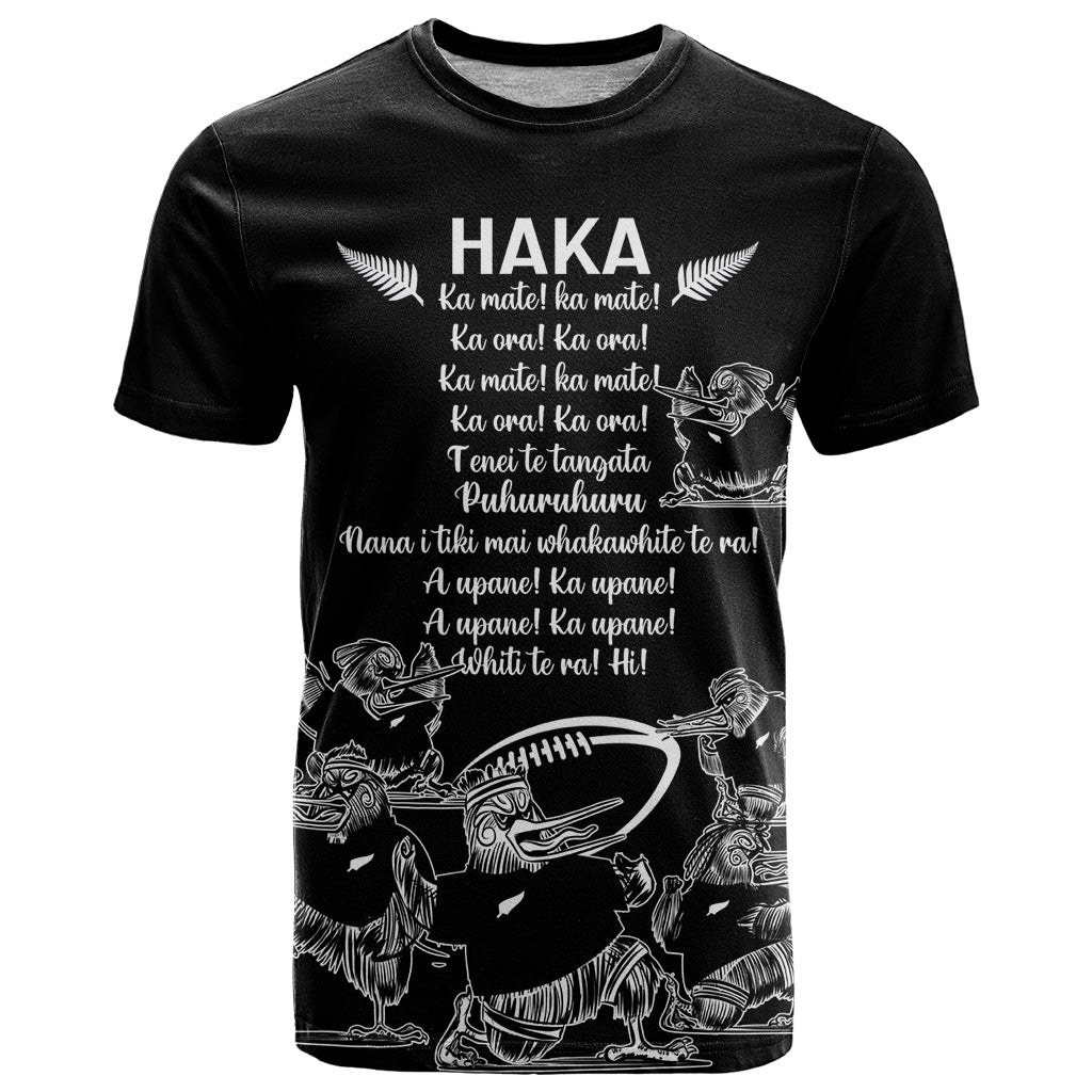 New Zealand Silver Fern Rugby T-Shirt Haka Aotearoa Kiwi Dance Graphic Tee