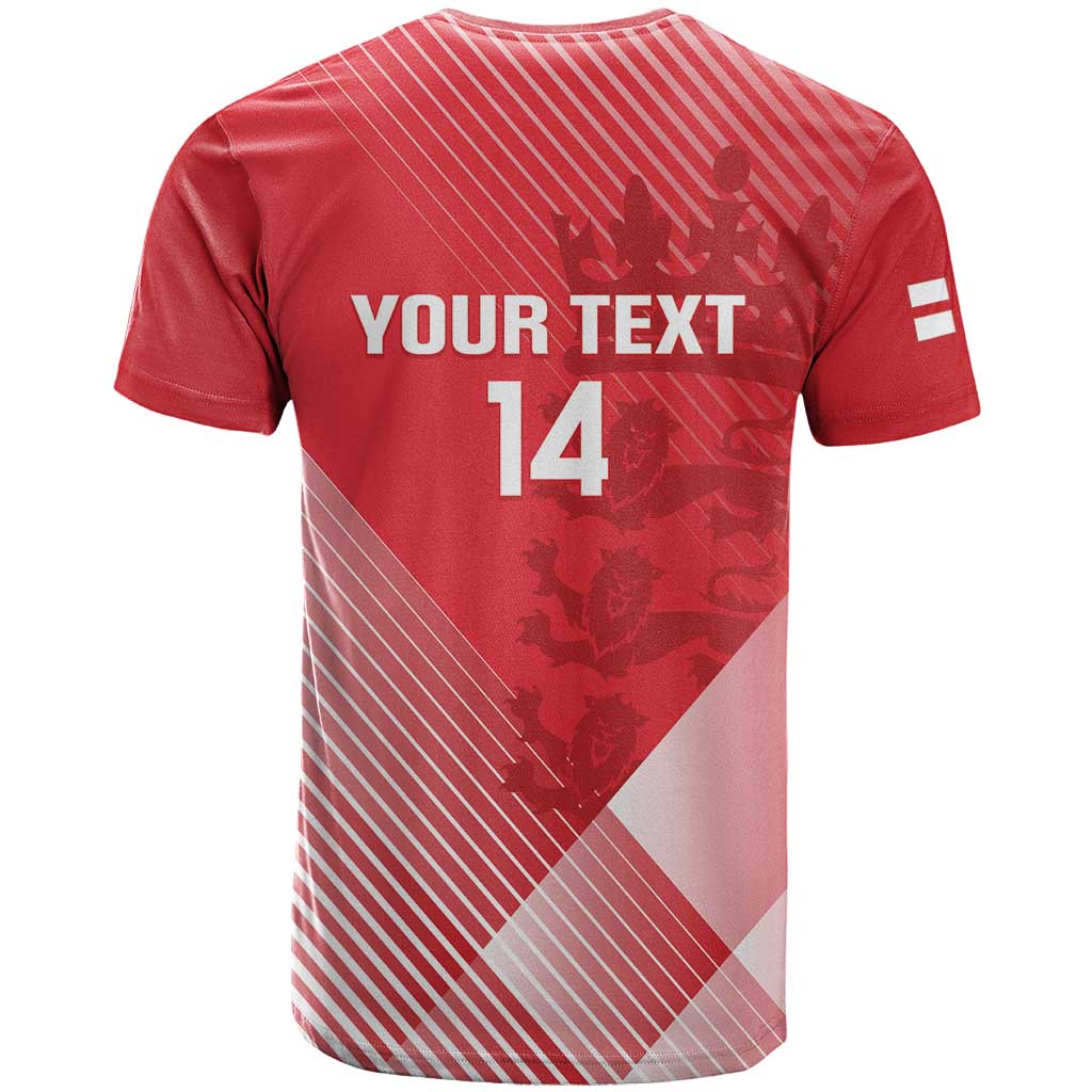 Custom England Cricket T-Shirt Go Champions Sporty Style Graphic Tee