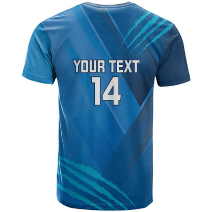 Custom Sri Lanka Cricket T-Shirt Go Champions Lion Sporty Style Graphic Tee