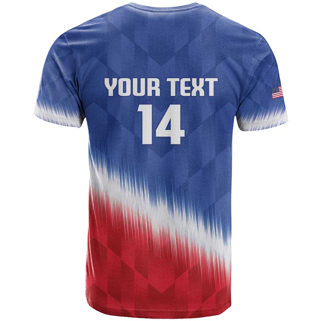 Custom United States Soccer T-Shirt 2025 Go USA Sporty Style Graphic Tee