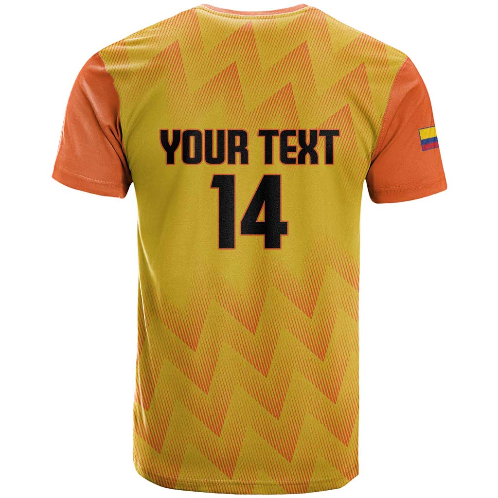 Custom Colombia Football T-Shirt 2025 Las Chicas Superpoderosas - Yellow Version Graphic Tee
