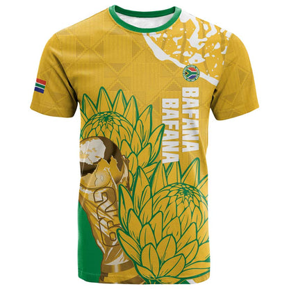 Custom South Africa Soccer T-Shirt 2026 Bafana Bafana Go Boys Protea Graphic Tee