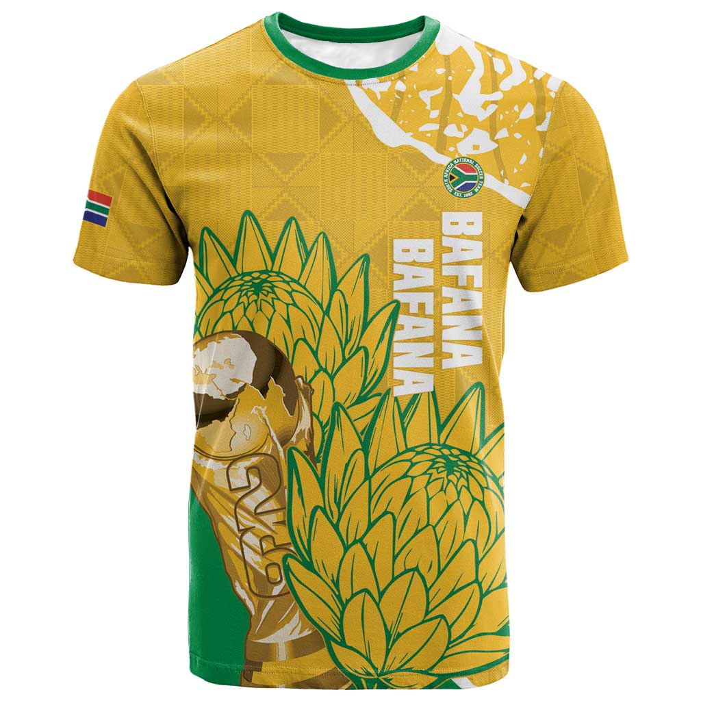 Custom South Africa Soccer T-Shirt 2026 Bafana Bafana Go Boys Protea Graphic Tee