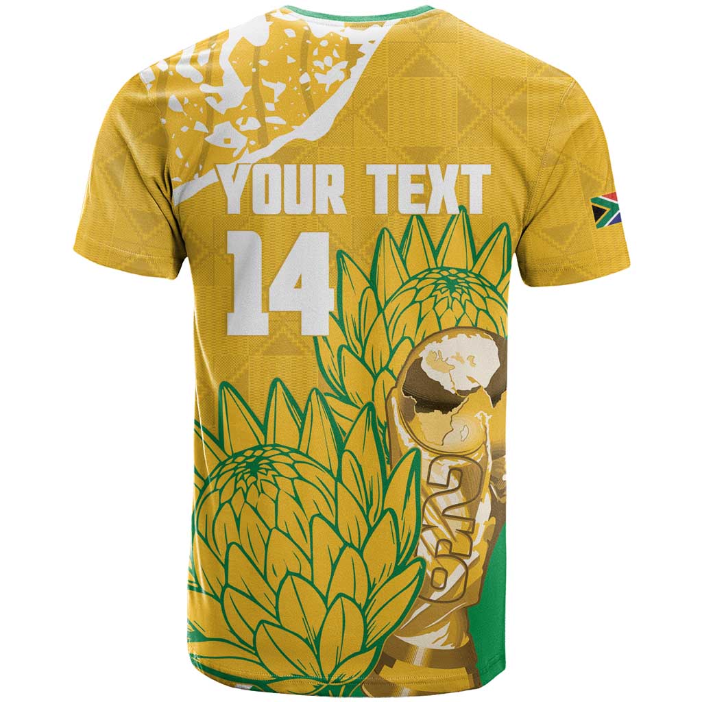 Custom South Africa Soccer T-Shirt 2026 Bafana Bafana Go Boys Protea Graphic Tee