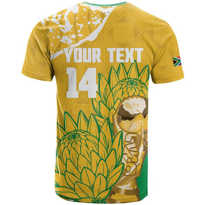 Custom South Africa Soccer T-Shirt 2026 Bafana Bafana Go Boys Protea Graphic Tee