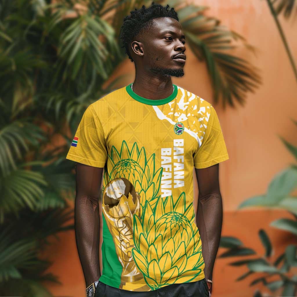 Custom South Africa Soccer T-Shirt 2026 Bafana Bafana Go Boys Protea Graphic Tee