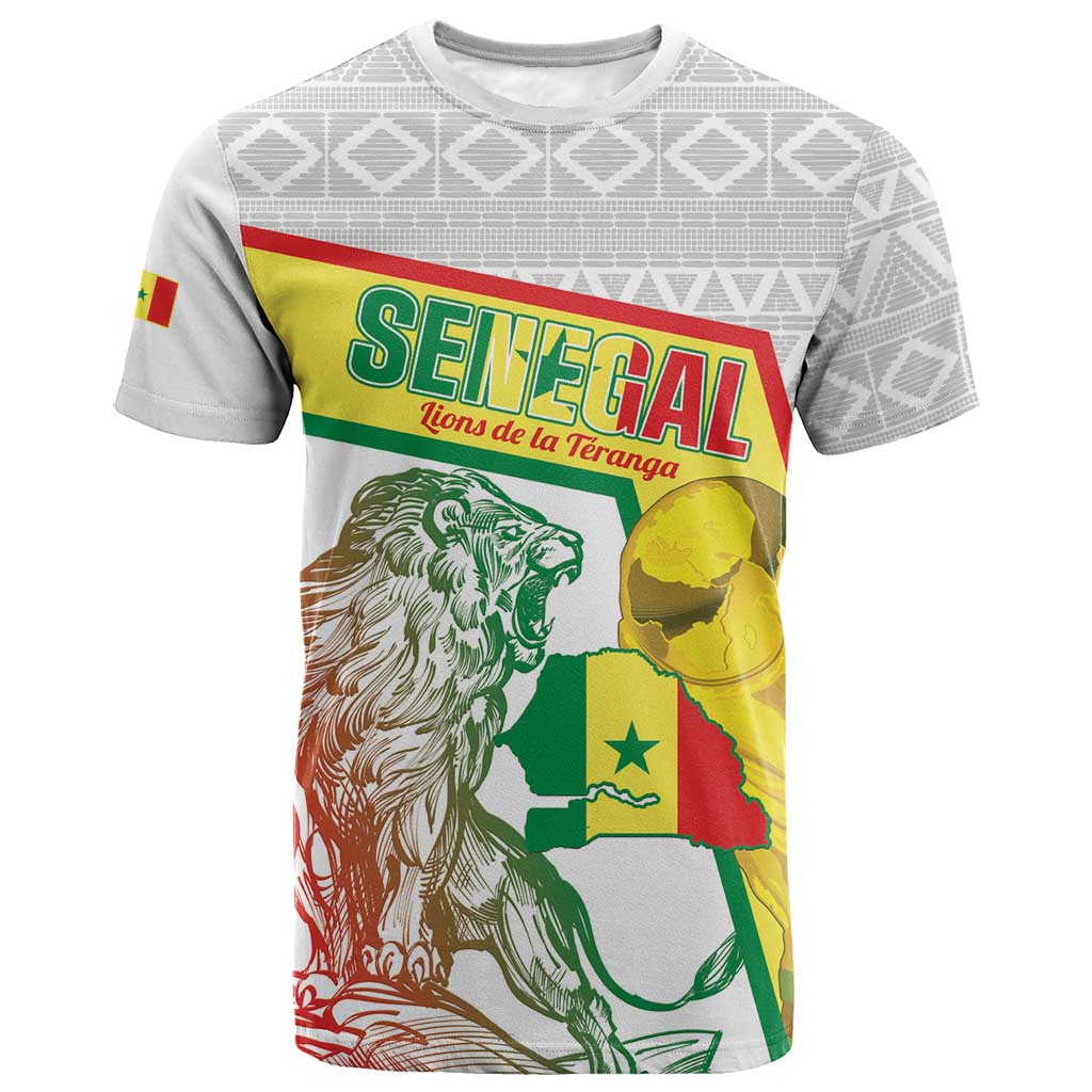 Personalized Senegal Football T-Shirt 2026 Come On Lions de la Teranga Graphic Tee