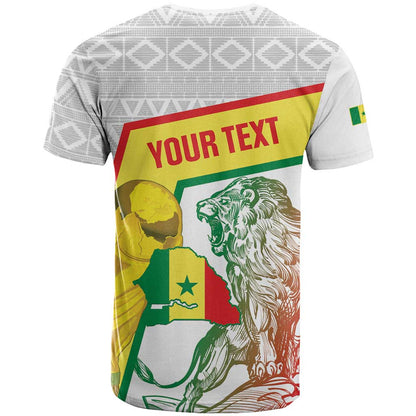 Personalized Senegal Football T-Shirt 2026 Come On Lions de la Teranga Graphic Tee